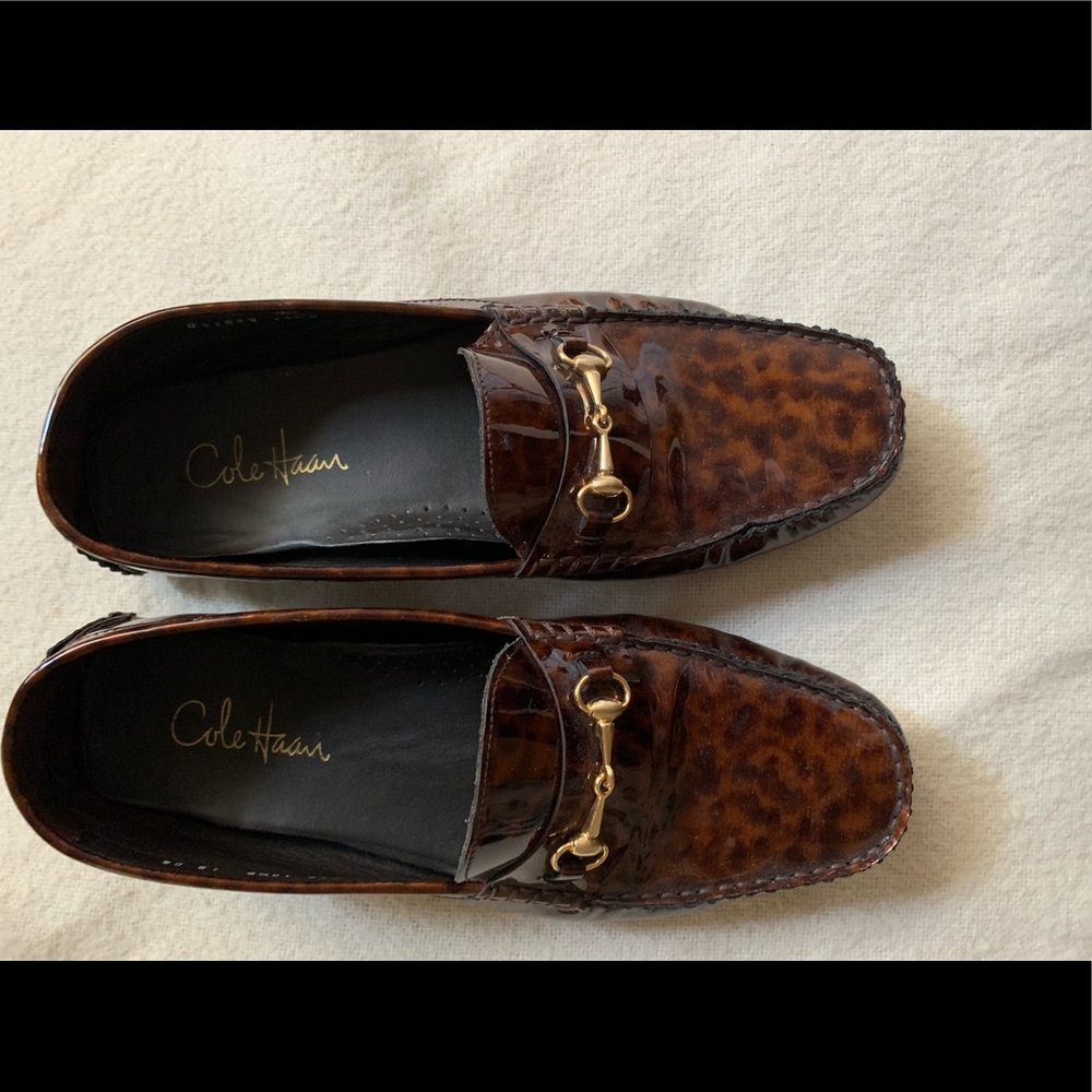 ❗️SALE❗️Cole Haan Air Penny Loafer Patent Leopard